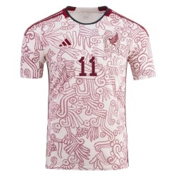 Carlos Vela #11 México Camiseta de Visita Mundial 2022