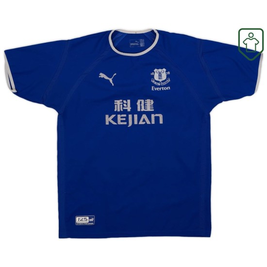 Camiseta retro local hombre Everton 2003/04 Gravesen #16