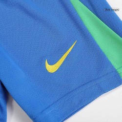 Camiseta+Pantalones Cortos Infantil Brasil de Local Copa América 2024