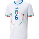 Marco Verratti #6 Italia Camiseta de Visita Mundial 2022