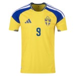 Camiseta Auténtica Local Suecia 2026 para Niño ISAK #9 Camiseta Auténtica Local Suecia 2026 para Niño ISAK #9