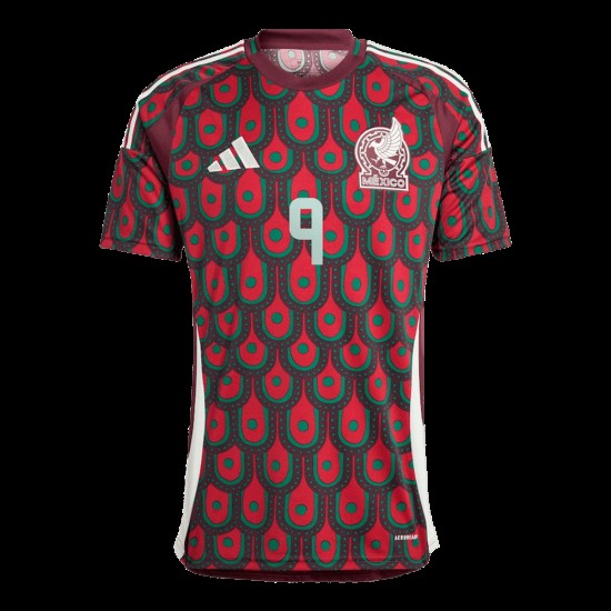 Raúl Jiménez #9 México Camiseta de Local Copa América 2024 Raúl Jiménez #9 México Camiseta de Local Copa América 2024