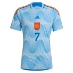 Alvaro Morata #7 España Camiseta de Visita Mundial 2022