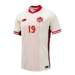 Camiseta de visitante DAVIES Canadá 2024 para mujeres Camiseta de visitante DAVIES Canadá 2024 para mujeres