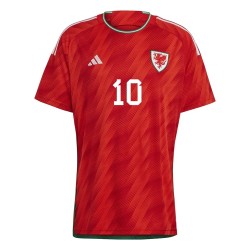 Aaron Ramsey #10 Gales Camiseta de Local Mundial 2022
