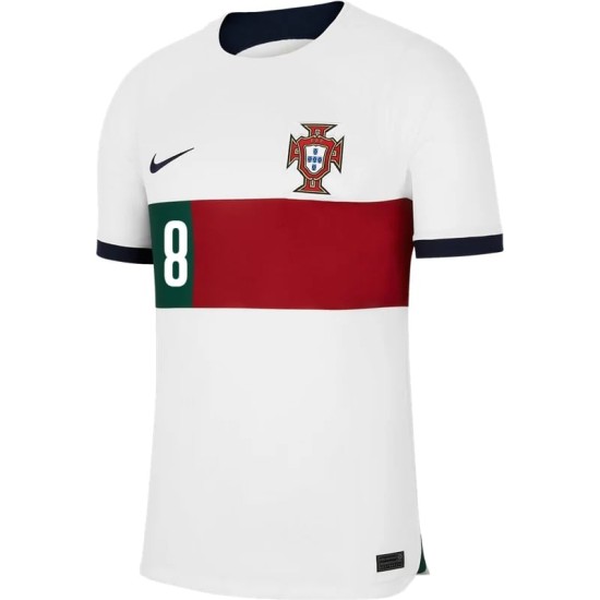 Bruno Fernandes #8 Portugal Camiseta de Visita Mundial 2022