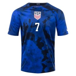 Giovanni Reyna #7 USMNT Camiseta de Visita Mundial 2022
