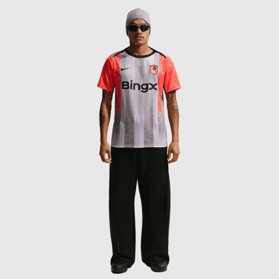 Mujer Chelsea 2025/26 Tercera Camiseta Pre-Partido Gris