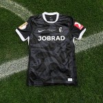 Camiseta de visitante SC Freiburg 2025/26 Copa DFB Semifinal – Niño