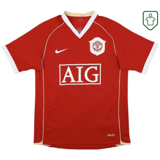 Camiseta retro local hombre Manchester United 2006/07 Rooney #8