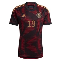 Leroy Sane #19 Alemania Camiseta de Visita Mundial 2022 Leroy Sane #19 Alemania Camiseta de Visita Mundial 2022