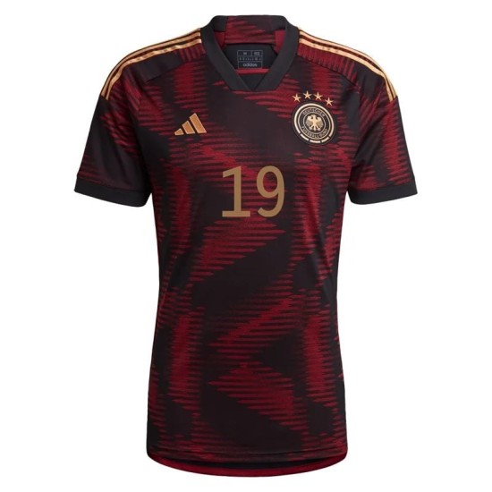 Leroy Sane #19 Alemania Camiseta de Visita Mundial 2022