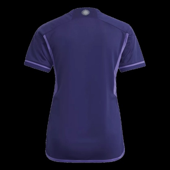 Camiseta Femenina Argentina de Visita Mundial 2022