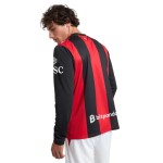 Camiseta de manga larga de local Milan 2026/27 para niños