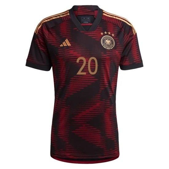 Julian Brandt #20 Alemania Camiseta de Visita Mundial 2022 Julian Brandt #20 Alemania Camiseta de Visita Mundial 2022