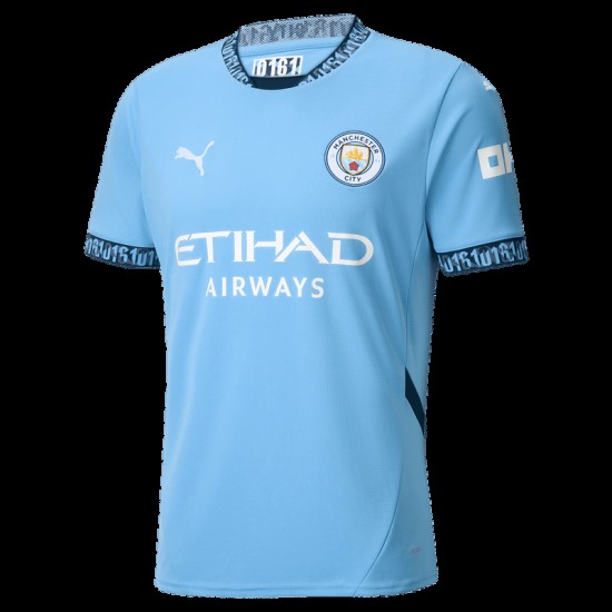 Camiseta de casa DE BRUYNE Manchester City 2024/25 para niños
