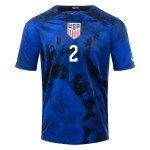 Sergino Dest #2 USMNT Camiseta de Visita Mundial 2022