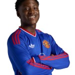Camiseta Visitante Manga Larga Manchester United 2026/27 Niño