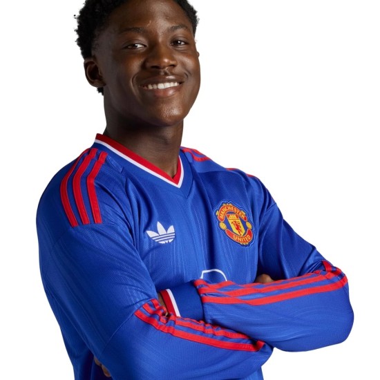 Camiseta Visitante Manga Larga Manchester United 2026/27 Niño