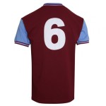 Camiseta Retro Local Mujer West Ham United 1966 #6 Camiseta Retro Local Mujer West Ham United 1966 #6