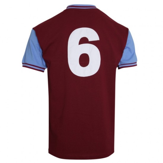 Camiseta Retro Local Mujer West Ham United 1966 #6 Camiseta Retro Local Mujer West Ham United 1966 #6