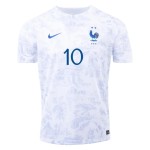 Kylian Mbappe #10 Francia Camiseta de Visita Mundial 2022