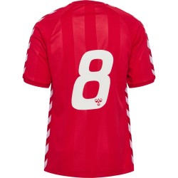 Camiseta retro icónica Dinamarca 1983 #8 Hombre