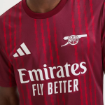 Hombre Arsenal 2025/26 Tercera Camiseta Prepartido – Roja Hombre Arsenal 2025/26 Tercera Camiseta Prepartido – Roja