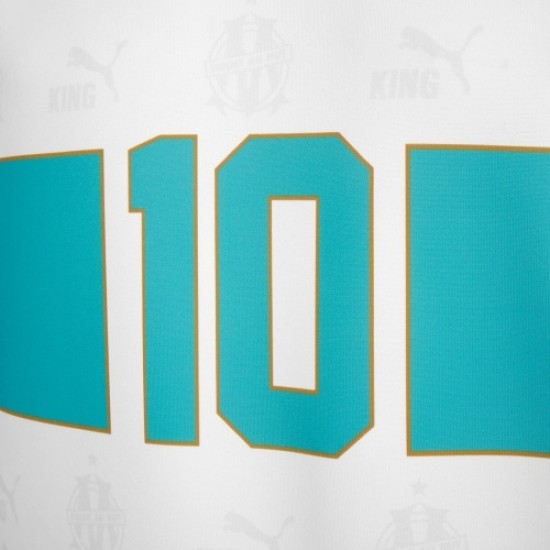 Camiseta Retro King OM #10 - Blanca Niño