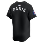 Camiseta Hombre PSG x MLB 2025/26 Edición Limitada - Negra
