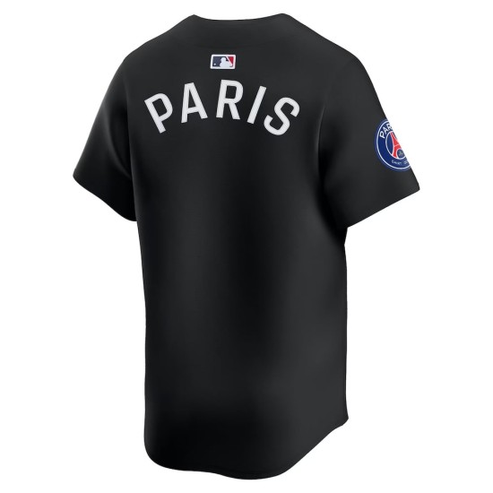 Camiseta Hombre PSG x MLB 2025/26 Edición Limitada - Negra
