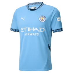 Camiseta de casa HAALAND Manchester City 2024/25 para niños