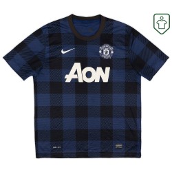 Camiseta retro visitante hombre Manchester United 2013/14 Vidic #15