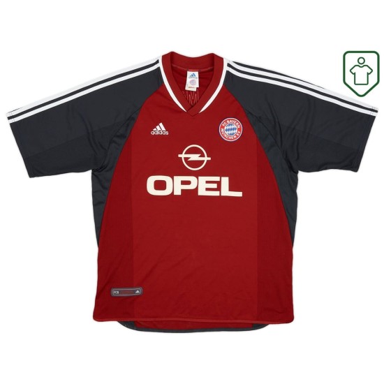 Camiseta retro Bayern Múnich 2001/02 local para hombre Elber #9 Camiseta retro Bayern Múnich 2001/02 local para hombre Elber #9