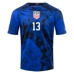 Alex Morgan #13 USMNT Camiseta de Visita Mundial 2022