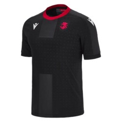 Khvicha Kvaratskhelia #7 Georgia Camiseta de Visita EURO 2024