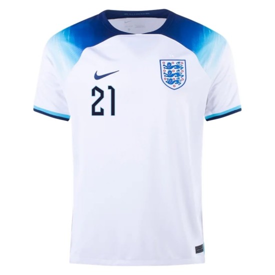 Phil Foden #21 Inglaterra Camiseta de Local Mundial 2022 Phil Foden #21 Inglaterra Camiseta de Local Mundial 2022