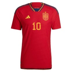 Pedri #10 España Camiseta de Local Mundial 2022