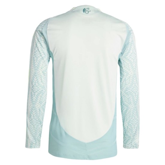 México Camiseta Versión Jugador de Manga Larga de Visita Copa América 2024