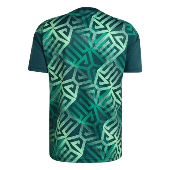 Camiseta de calentamiento tercera Mundial 2026 de México para hombre Camiseta de calentamiento tercera Mundial 2026 de México para hombre