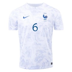 Paul Pogba #6 Francia Camiseta de Visita Mundial 2022 Paul Pogba #6 Francia Camiseta de Visita Mundial 2022