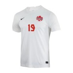 Alphonso Davies #19 Canadá Camiseta de Visita Mundial 2022
