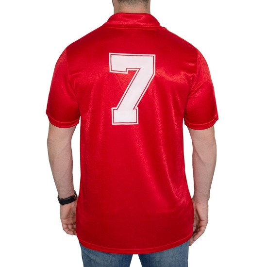 Camiseta Retro España 1982 Copa del Mundo #7 Niño