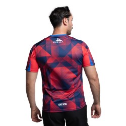 Camiseta Niño Cruz Azul Tercera Calentamiento 2025/26 – Rojo/Marino
