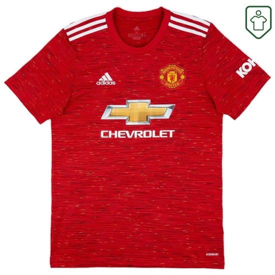 Camiseta retro local hombre Manchester United 2020/21 Rashford #10 Camiseta retro local hombre Manchester United 2020/21 Rashford #10