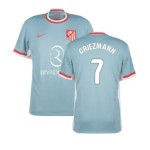Camiseta de visitante GRIEZMANN Atlético Madrid 2024/25 para niños Camiseta de visitante GRIEZMANN Atlético Madrid 2024/25 para niños
