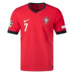 Cristiano Ronaldo #7 Portugal Camiseta Versión Jugador de Local EURO 2024 Cristiano Ronaldo #7 Portugal Camiseta Versión Jugador de Local EURO 2024