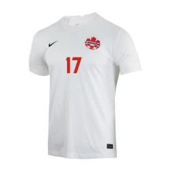 Cyle Larin #17 Canadá Camiseta de Visita Mundial 2022