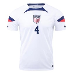 Tyler Adams #4 USMNT Camiseta de Local Mundial 2022