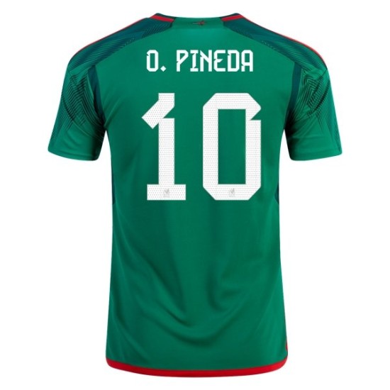 Orbelin Pineda #10 México Camiseta de Local Mundial 2022